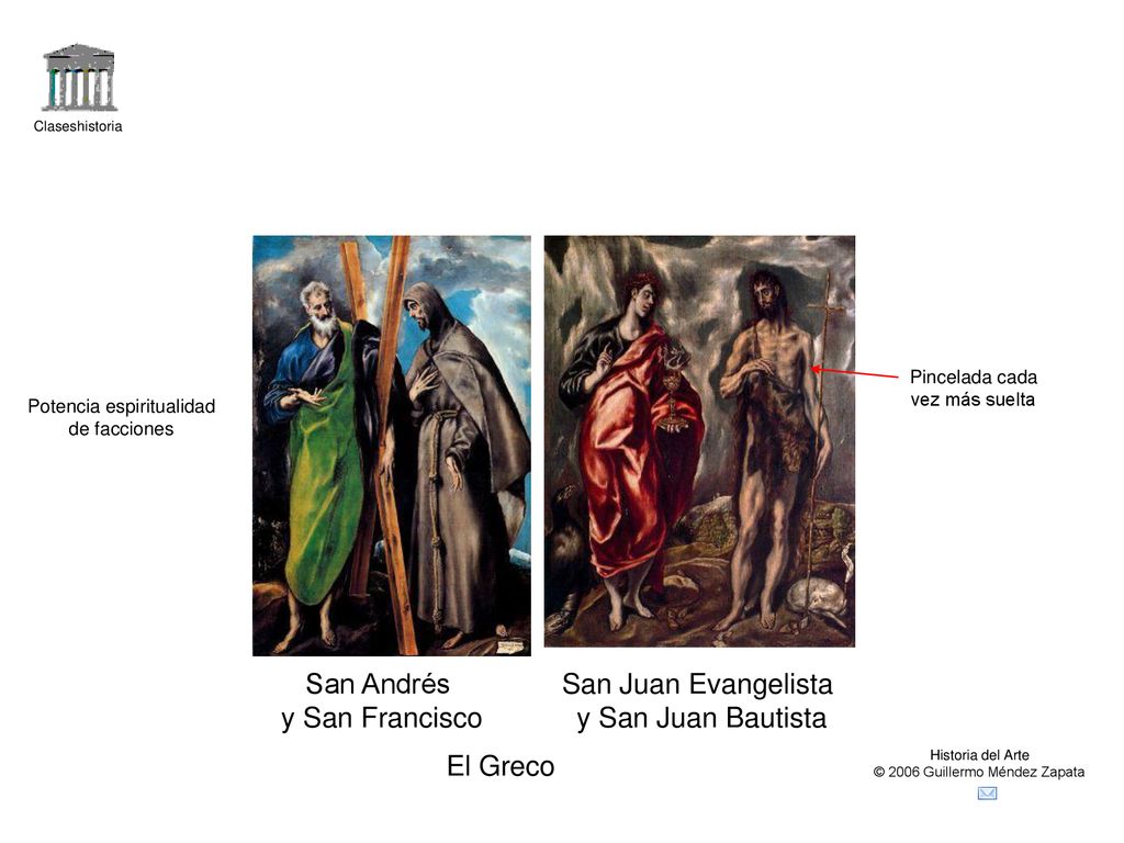 San Andrés y San Francisco San Juan Evangelista y San Juan Bautista