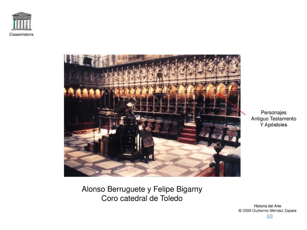 Alonso Berruguete y Felipe Bigarny Coro catedral de Toledo