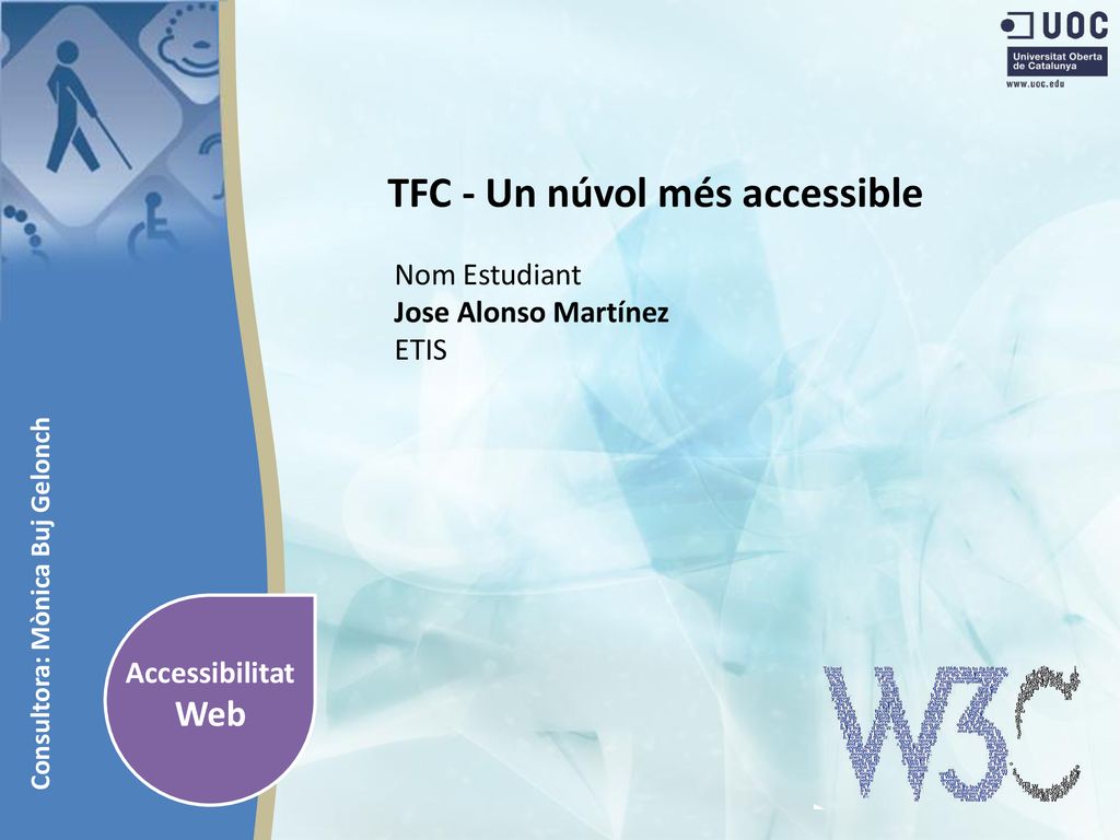 Web TFC - Un núvol més accessible Nom Estudiant Jose Alonso Martínez