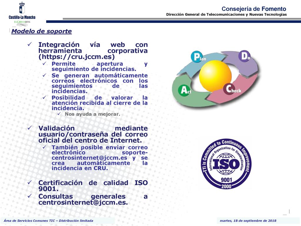 Integración vía web con herramienta corporativa (