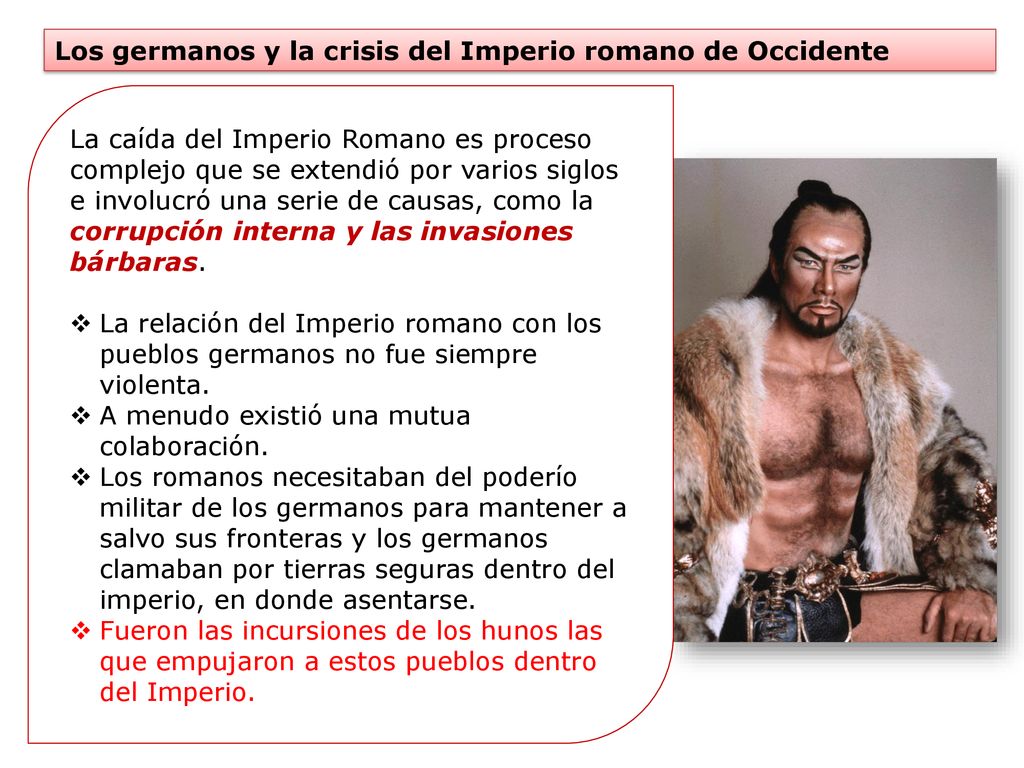 Los germanos y la crisis del Imperio romano de Occidente