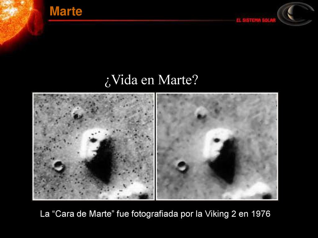 La Cara de Marte fue fotografiada por la Viking 2 en 1976