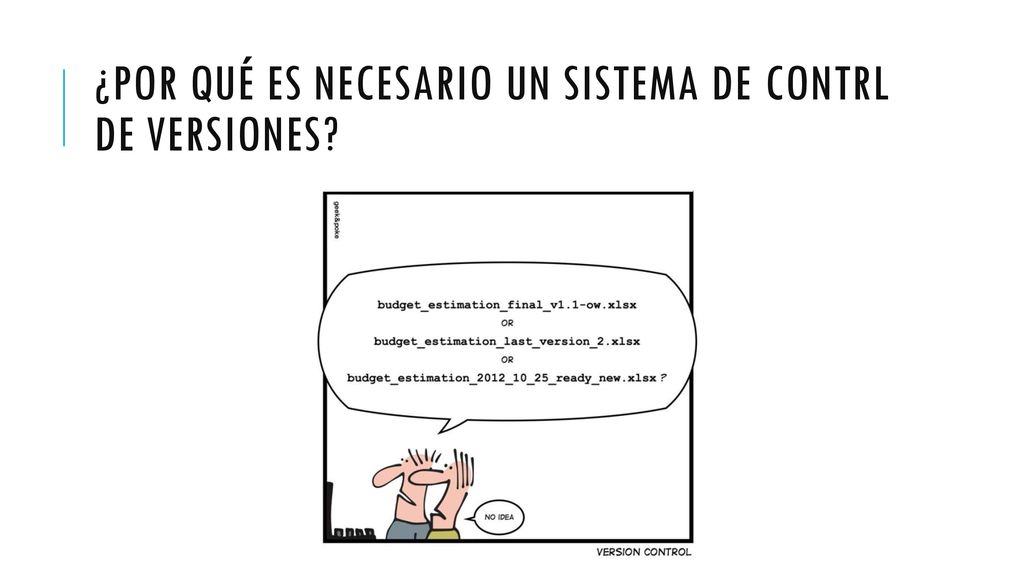 ¿Por qué es necesario un sistema de contrl de versiones