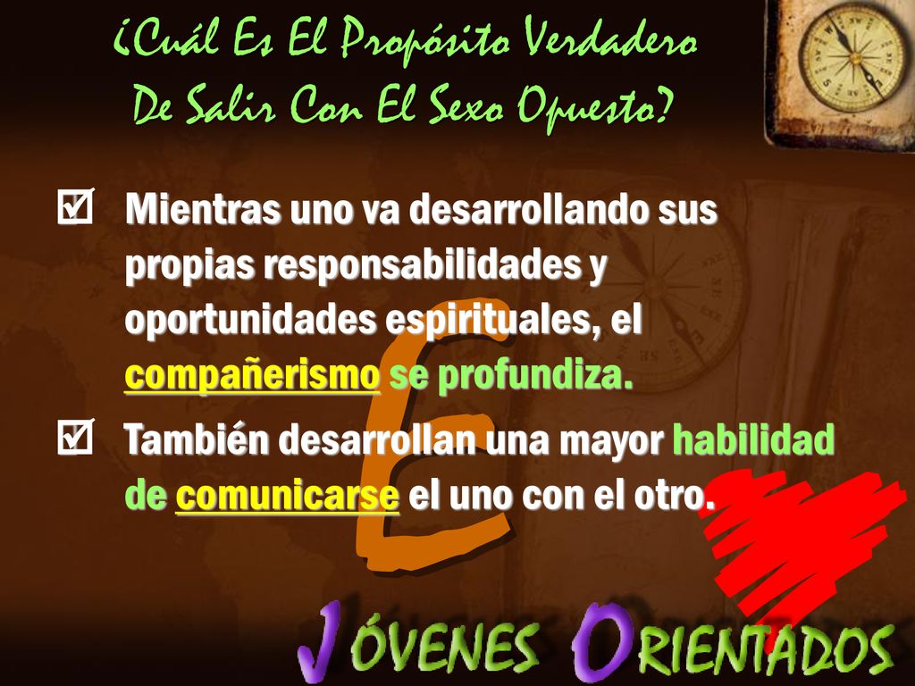 ¿Cuál Es El Propósito Verdadero De Salir Con El Sexo Opuesto