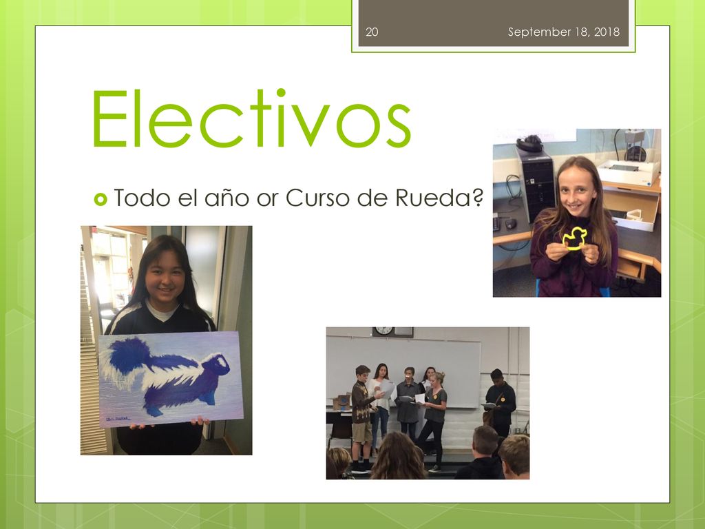 September 18, 2018 Electivos Todo el año or Curso de Rueda
