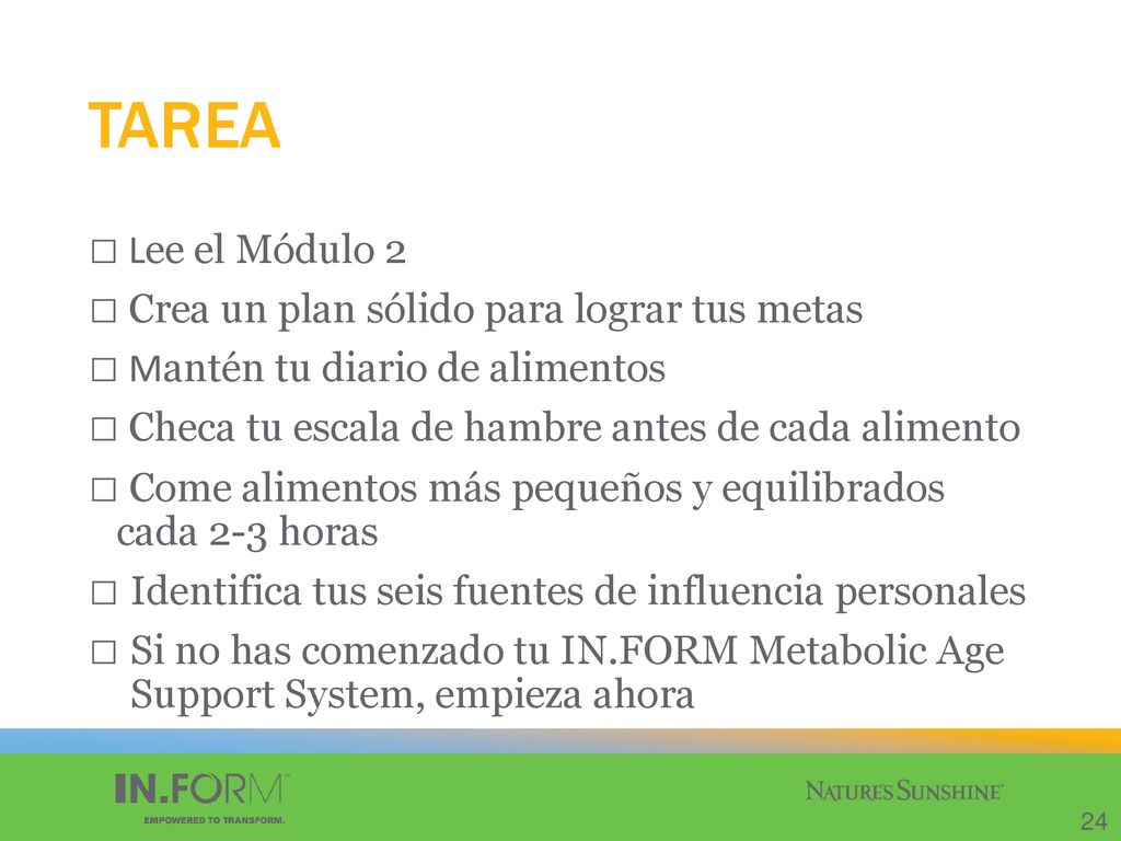 TAREA Lee el Módulo 2 Crea un plan sólido para lograr tus metas