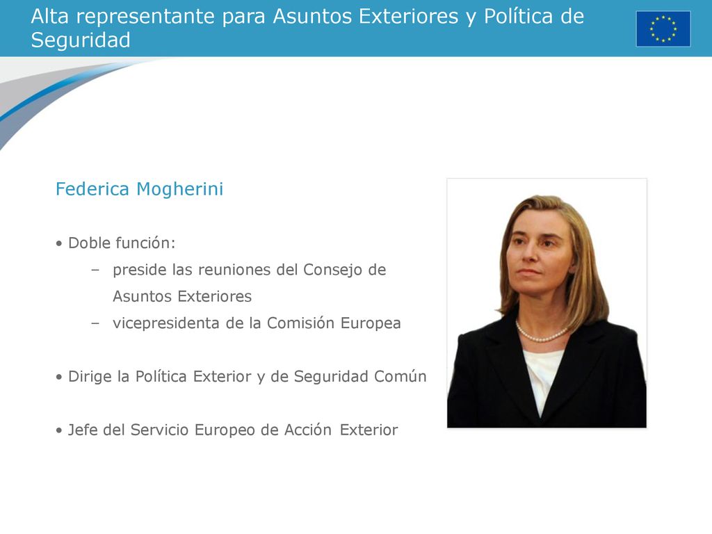 Alta representante para Asuntos Exteriores y Política de Seguridad