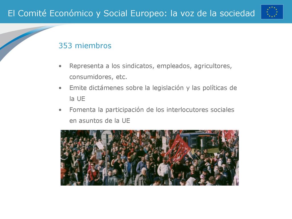 El Comité Económico y Social Europeo: la voz de la sociedad