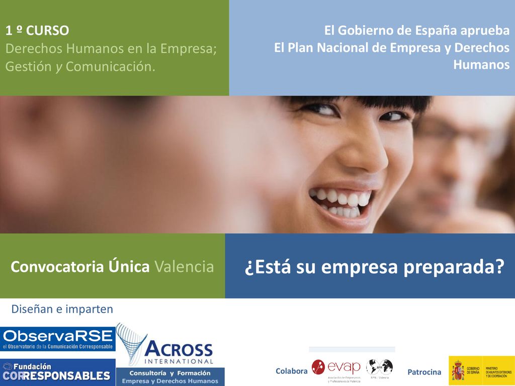 1 º Curso Derechos Humanos en la Empresa; Gestión y Comunicación.