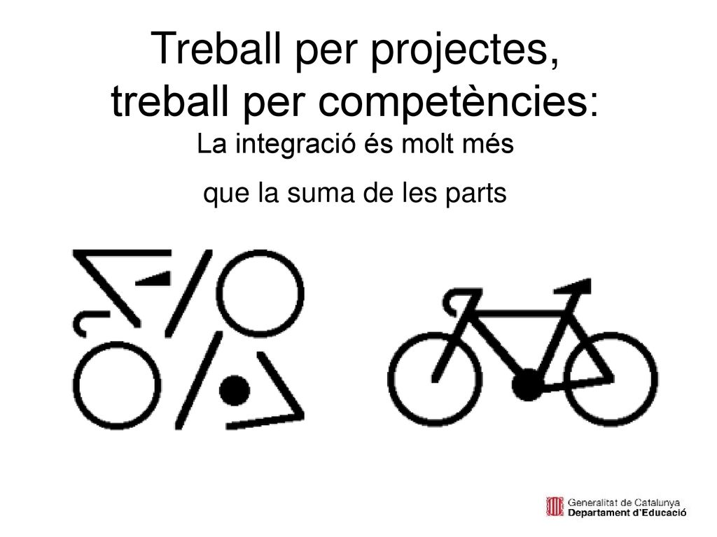 Treball per projectes, treball per competències: La integració és molt més que la suma de les parts