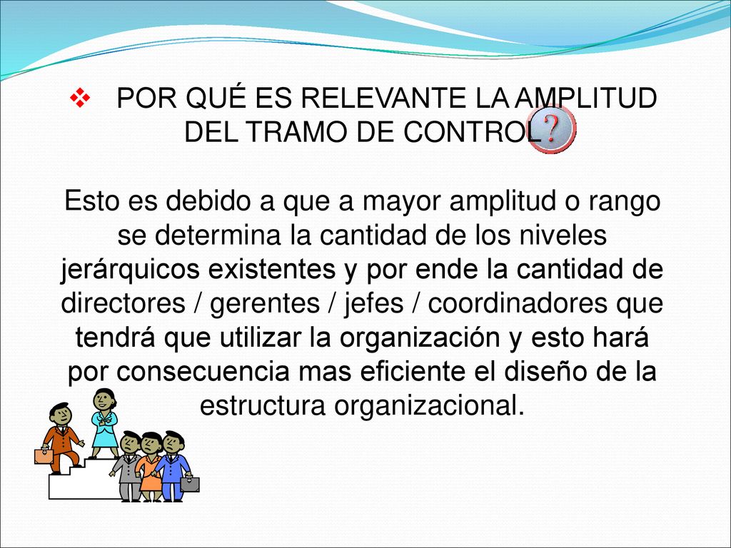 POR QUÉ ES RELEVANTE LA AMPLITUD DEL TRAMO DE CONTROL