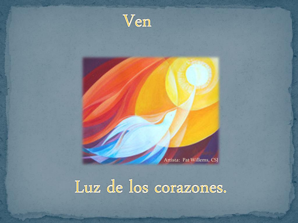 Ven Artista: Pat Willems, CSJ Luz de los corazones.