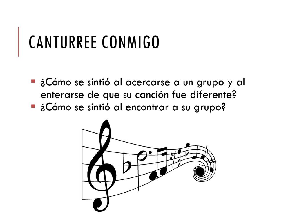 Canturree conmigo ¿Cómo se sintió al acercarse a un grupo y al enterarse de que su canción fue diferente
