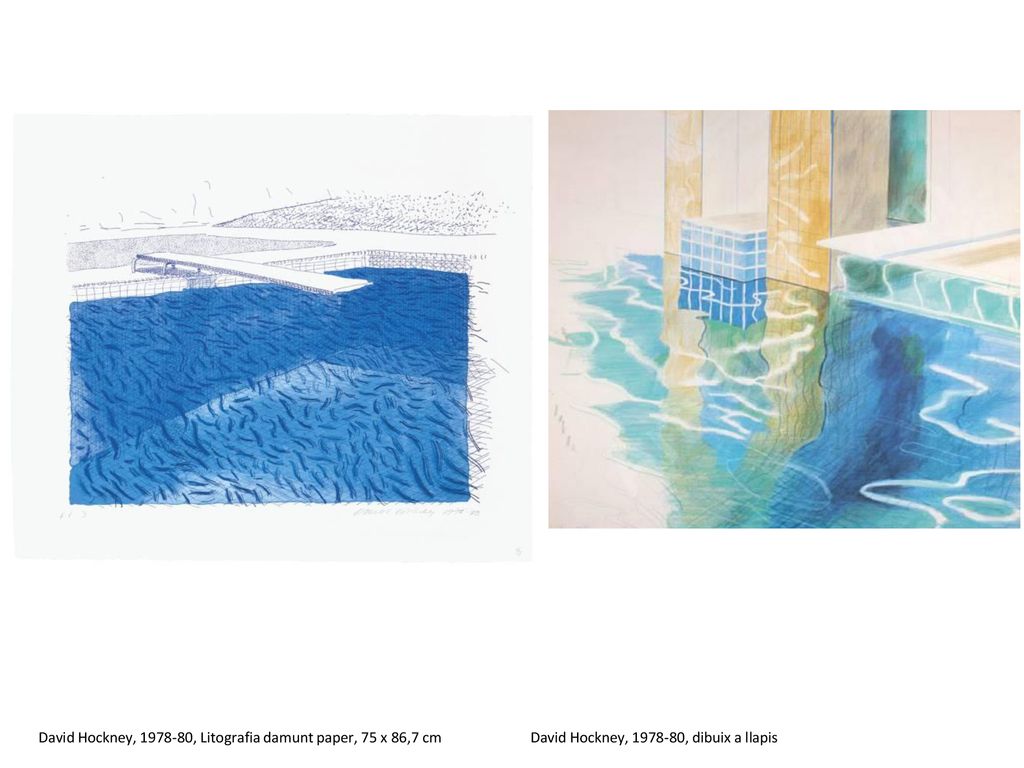 David Hockney, , Litografia damunt paper, 75 x 86,7 cm
