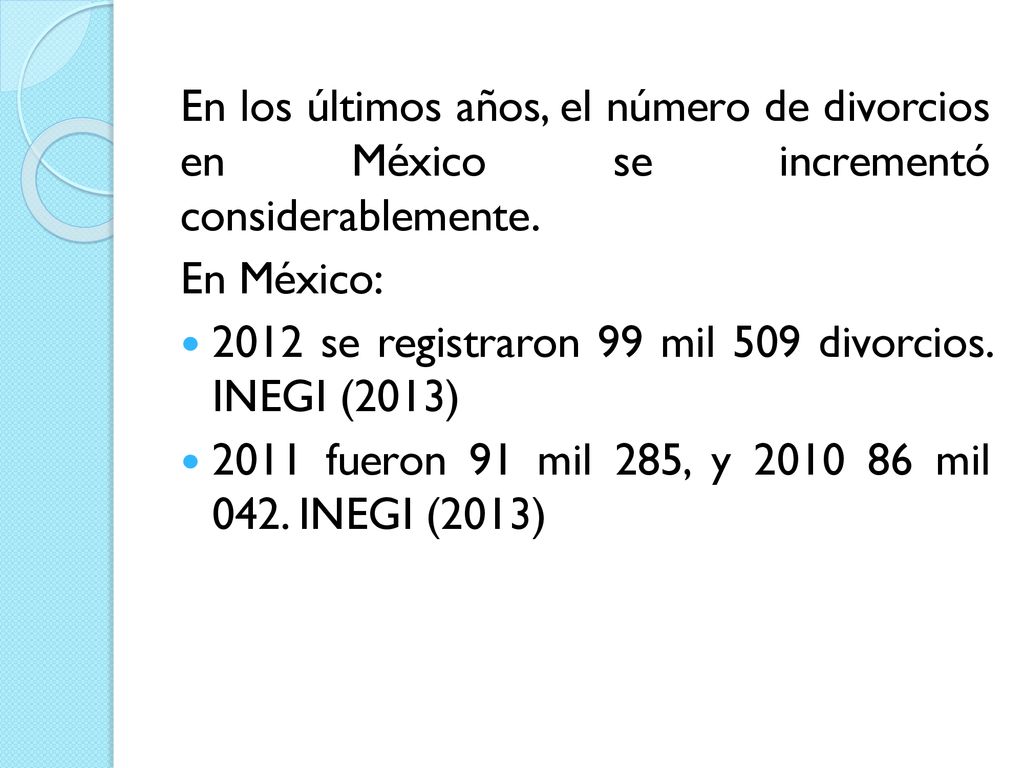 En los últimos años, el número de divorcios en México se incrementó considerablemente.