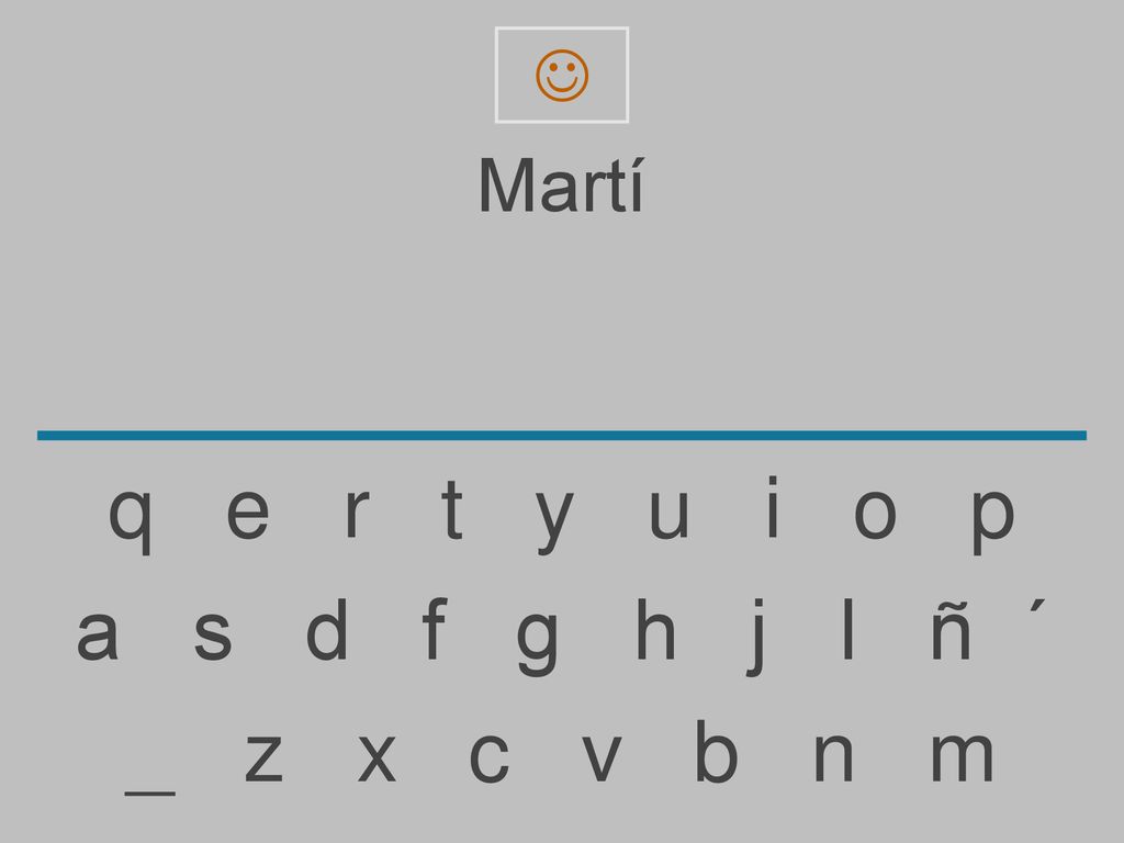  Martí. q e r t y u i o p.