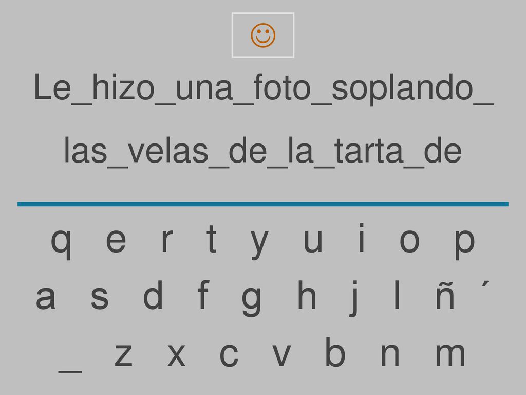 q e r t y u i o p a s d f g h j l ñ ´ _ z x c v b n m