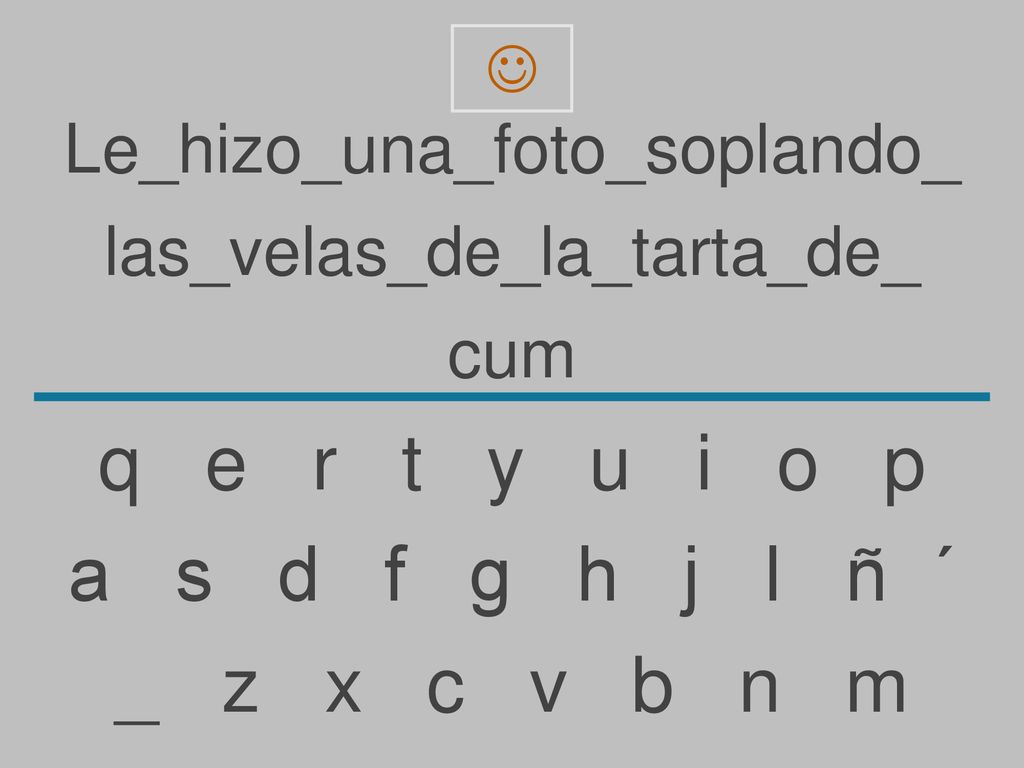 q e r t y u i o p a s d f g h j l ñ ´ _ z x c v b n m