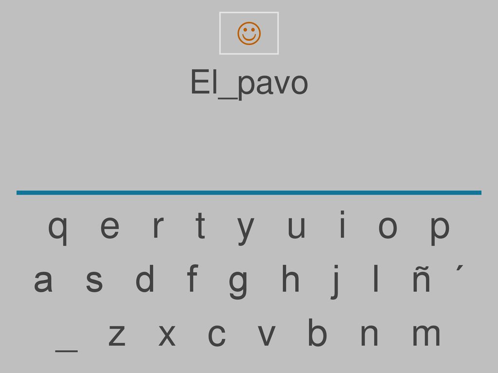  El_pavo. q e r t y u i o p.