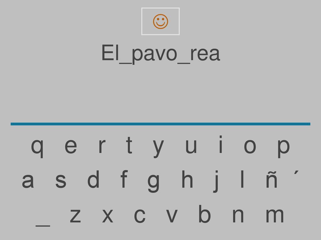  El_pavo_rea. q e r t y u i o p.