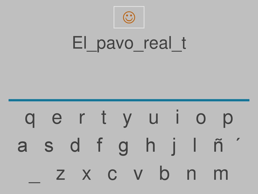  El_pavo_real_t. q e r t y u i o p.