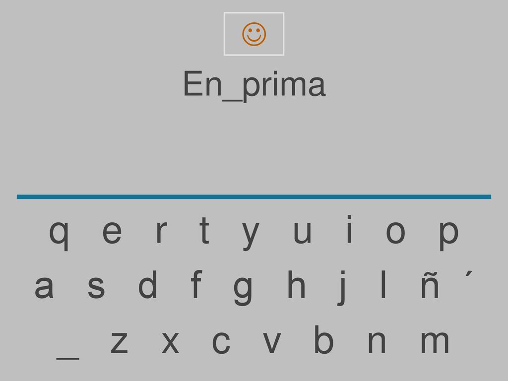  En_prima. q e r t y u i o p.