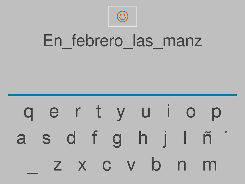q e r t y u i o p a s d f g h j l ñ ´ _ z x c v b n m