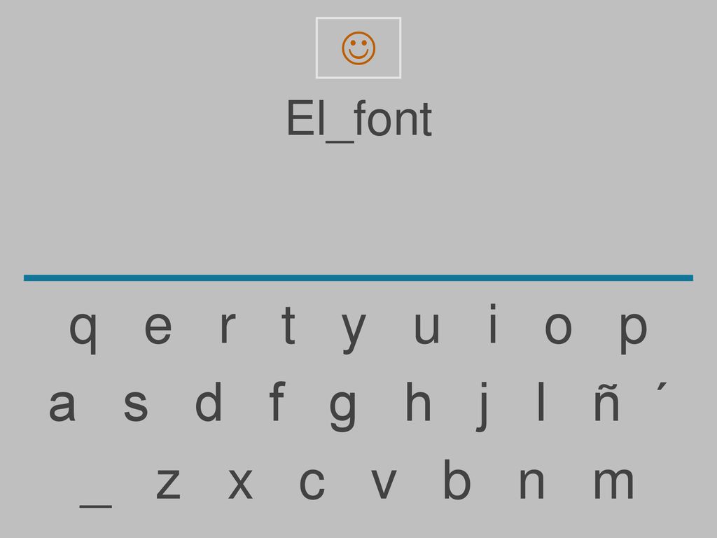  El_font. q e r t y u i o p.