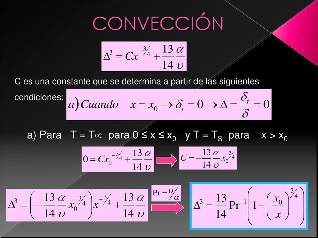 a) Para T = T para 0 ≤ x ≤ x0 y T = TS para x > x0