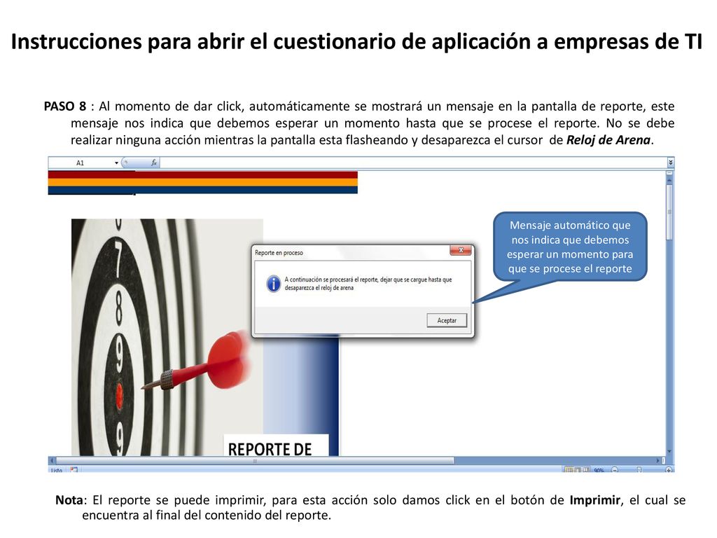 Instrucciones para abrir el cuestionario de aplicación a empresas de TI