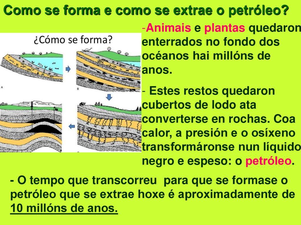 Como se forma e como se extrae o petróleo