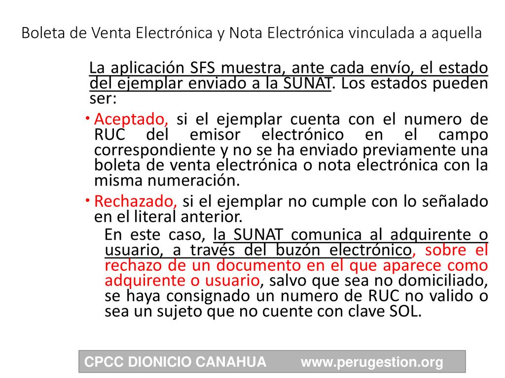Boleta de Venta Electrónica y Nota Electrónica vinculada a aquella
