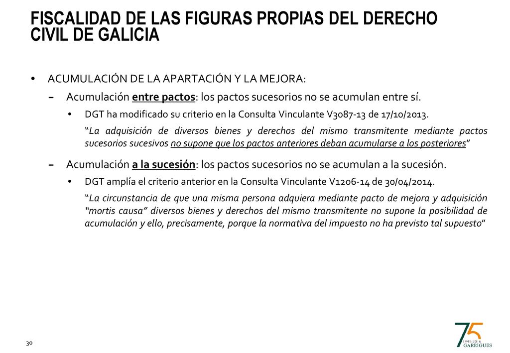 Fiscalidad de las figuras propias del Derecho civil de Galicia