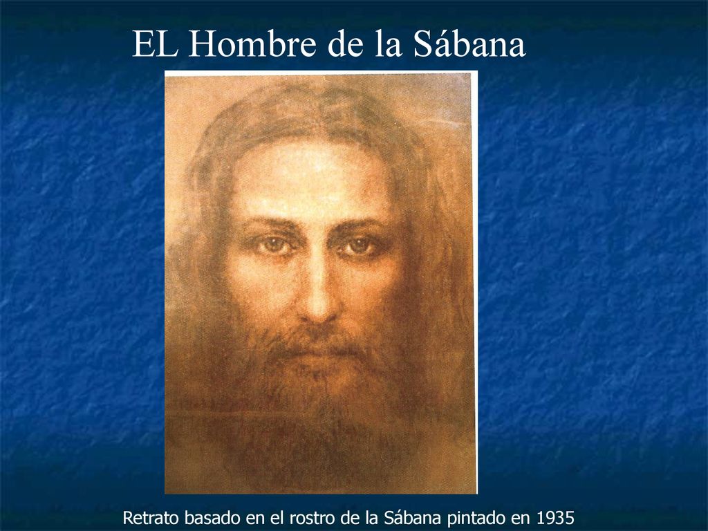 Retrato basado en el rostro de la Sábana pintado en 1935
