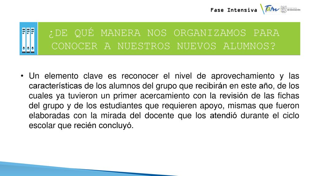 ¿DE QUÉ MANERA NOS ORGANIZAMOS PARA CONOCER A NUESTROS NUEVOS ALUMNOS