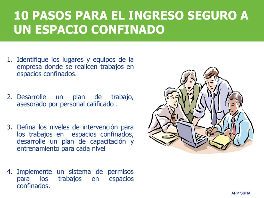 10 PASOS PARA EL INGRESO SEGURO A UN ESPACIO CONFINADO