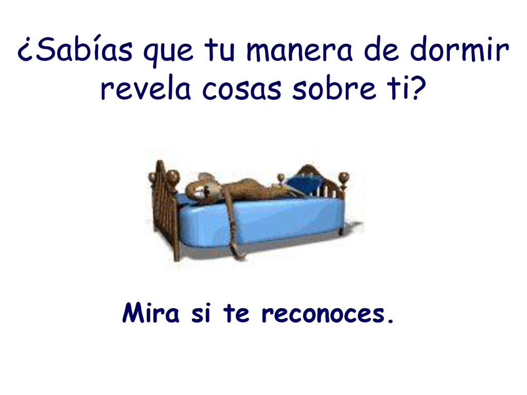 ¿Sabías que tu manera de dormir revela cosas sobre ti