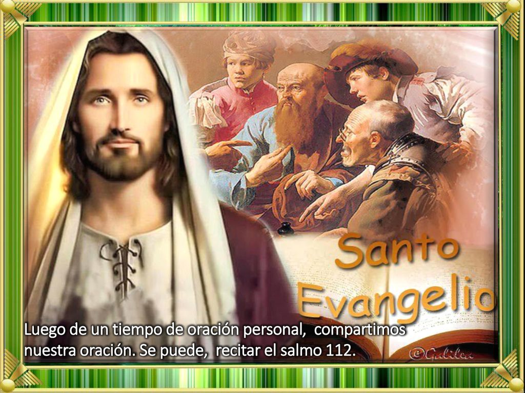 Luego de un tiempo de oración personal, compartimos nuestra oración