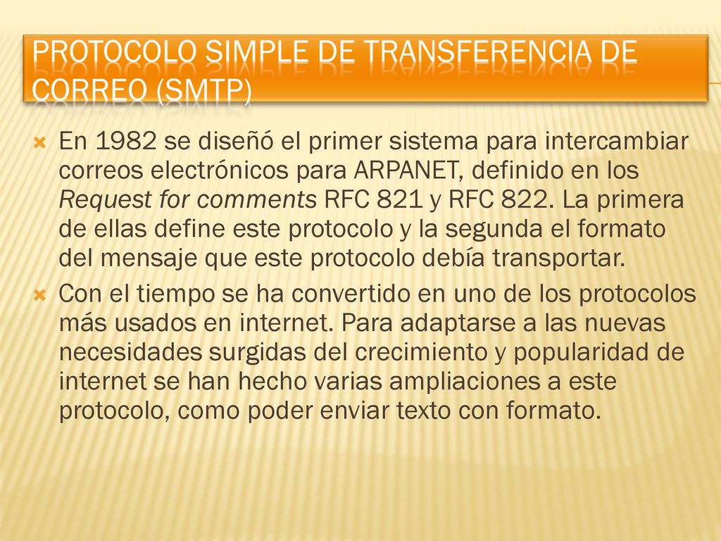 Protocolo Simple de Transferencia de Correo (SMTP)