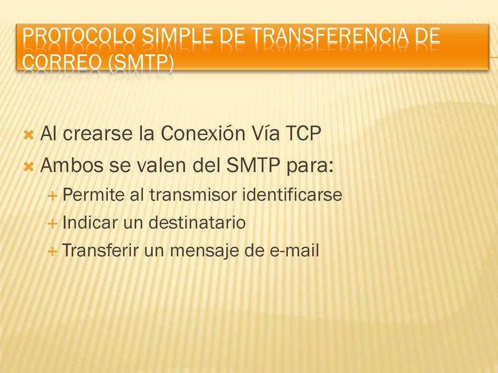 Protocolo Simple de Transferencia de Correo (SMTP)