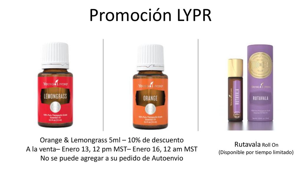 Promoción LYPR Orange & Lemongrass 5ml – 10% de descuento