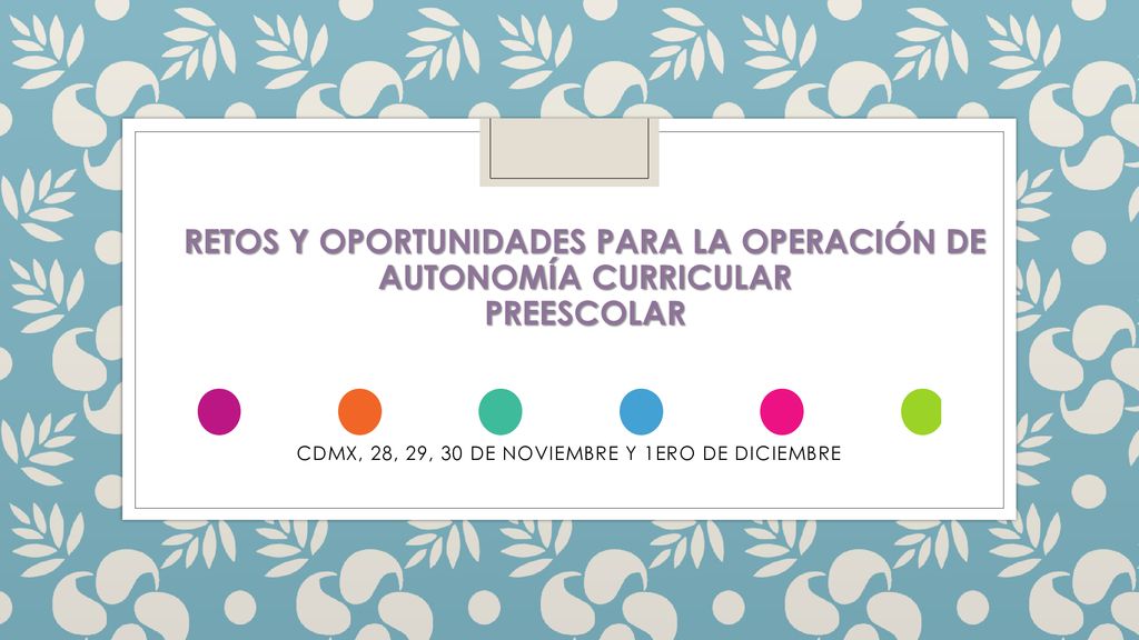 CDMX, 28, 29, 30 DE NOVIEMBRE Y 1ERO DE DICIEMBRE