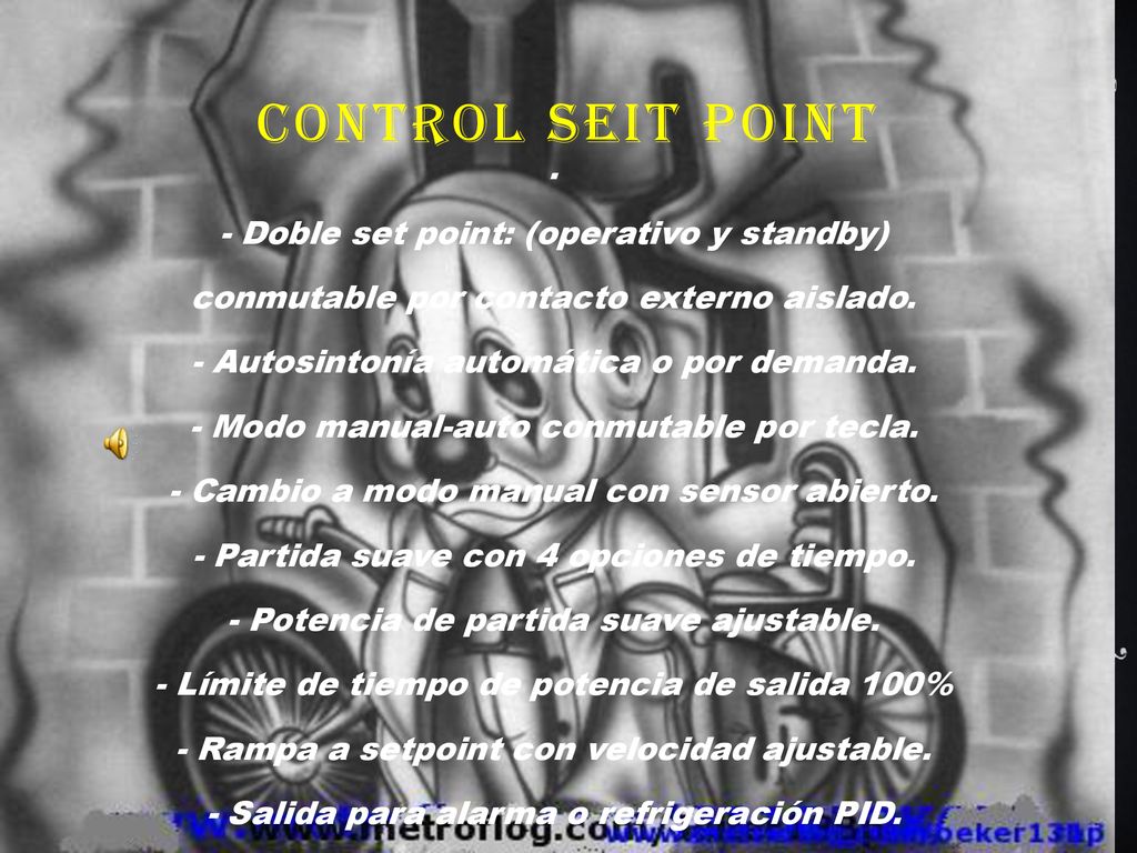 Control seit point . - Doble set point: (operativo y standby)