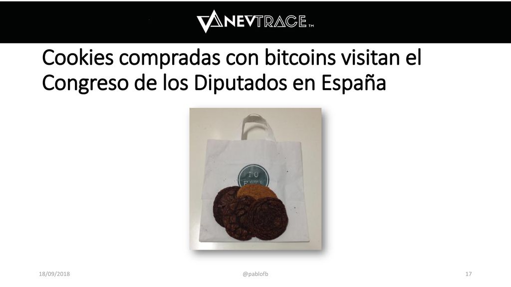 Cookies compradas con bitcoins visitan el Congreso de los Diputados en España