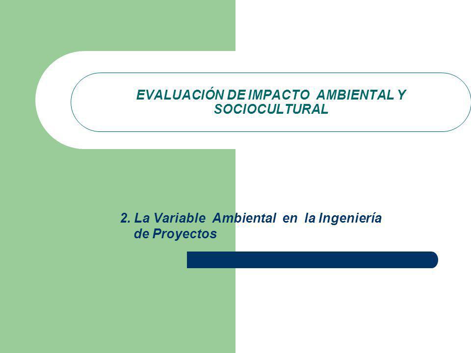 EVALUACIÓN DE IMPACTO AMBIENTAL Y SOCIOCULTURAL