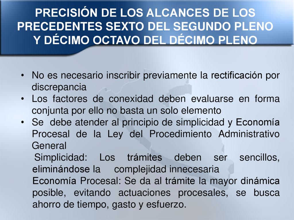 PRECISIÓN DE LOS ALCANCES DE LOS PRECEDENTES SEXTO DEL SEGUNDO PLENO Y DÉCIMO OCTAVO DEL DÉCIMO PLENO