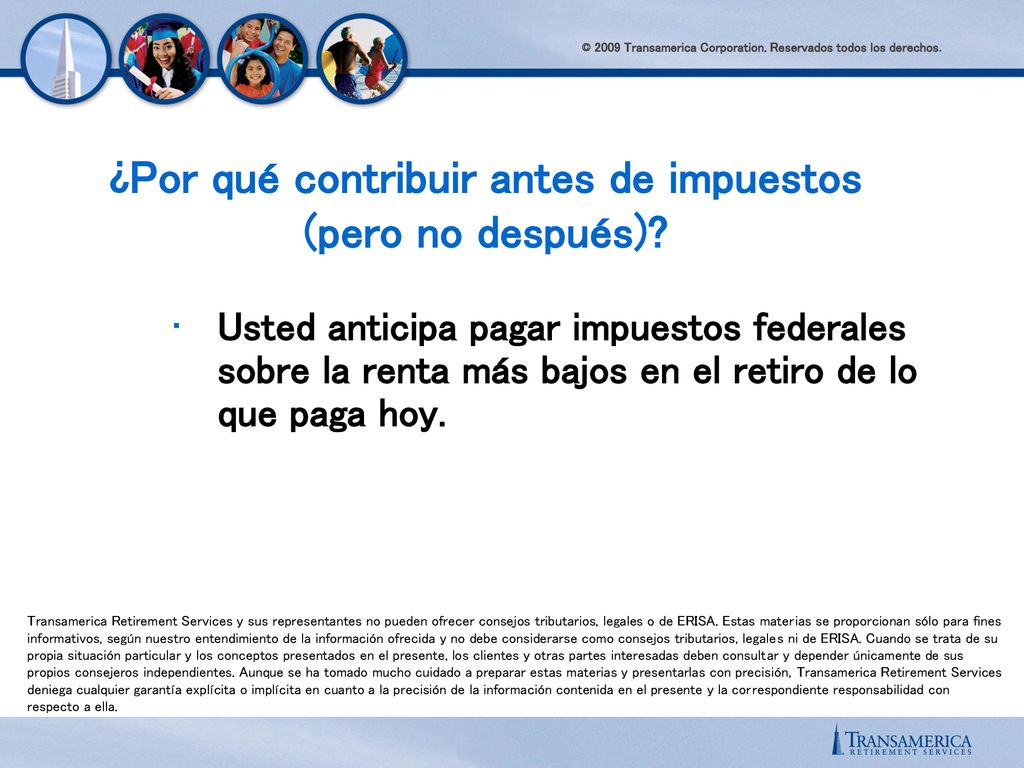 ¿Por qué contribuir antes de impuestos (pero no después)