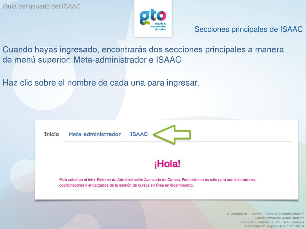 Haz clic sobre el nombre de cada una para ingresar.