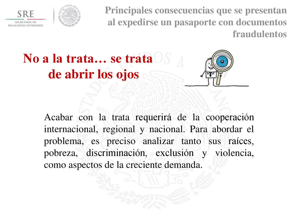 No a la trata… se trata de abrir los ojos