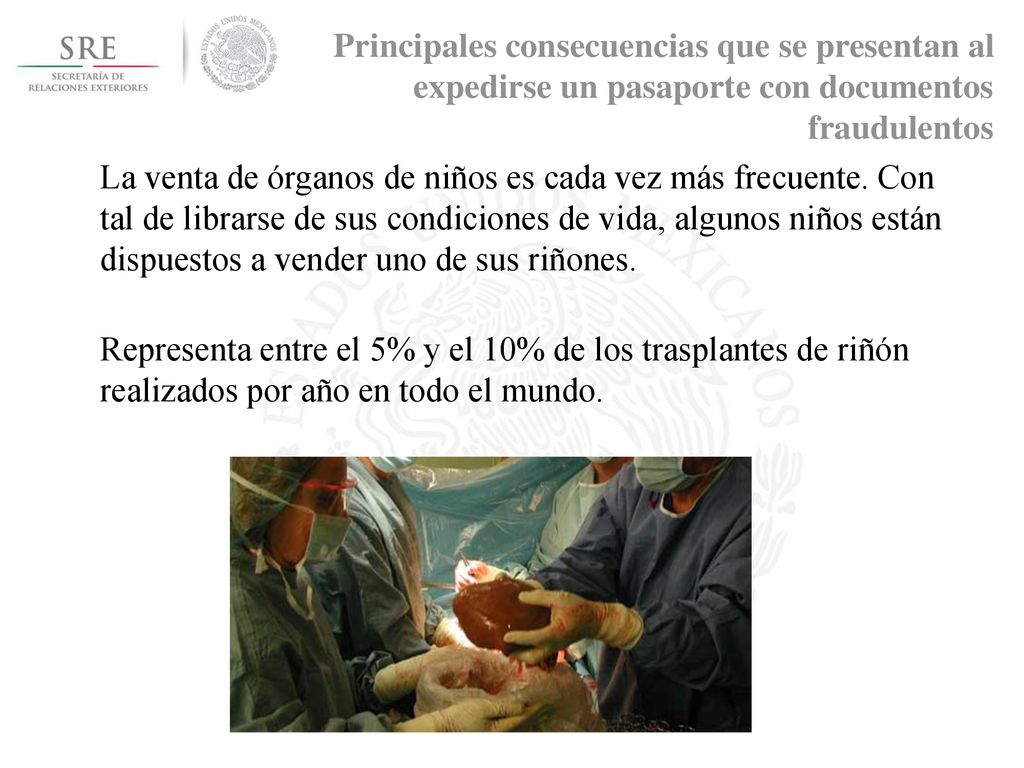 Principales consecuencias que se presentan al expedirse un pasaporte con documentos fraudulentos
